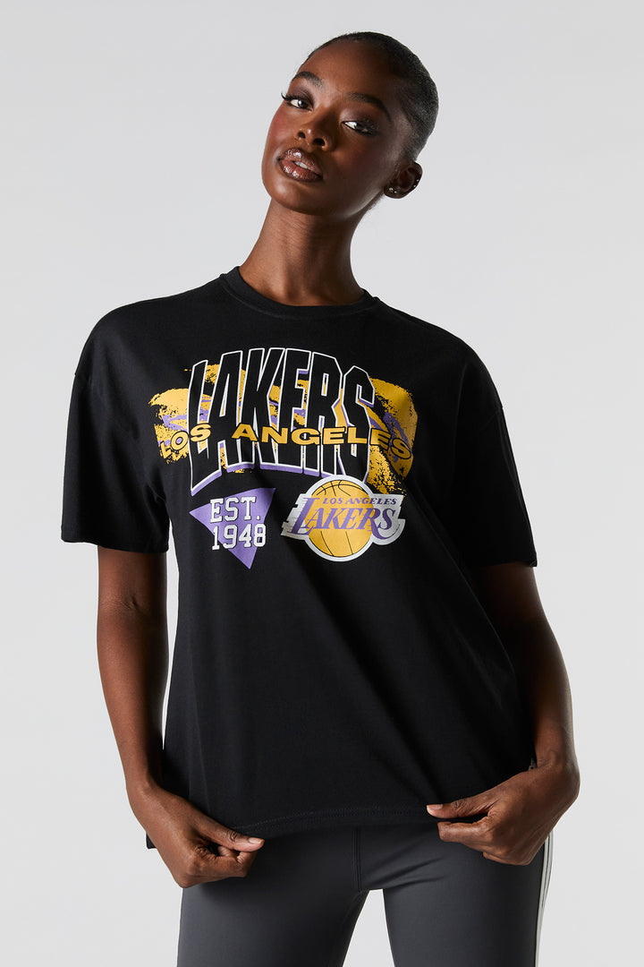 LA Lakers Graphic Boyfriend T-Shirt