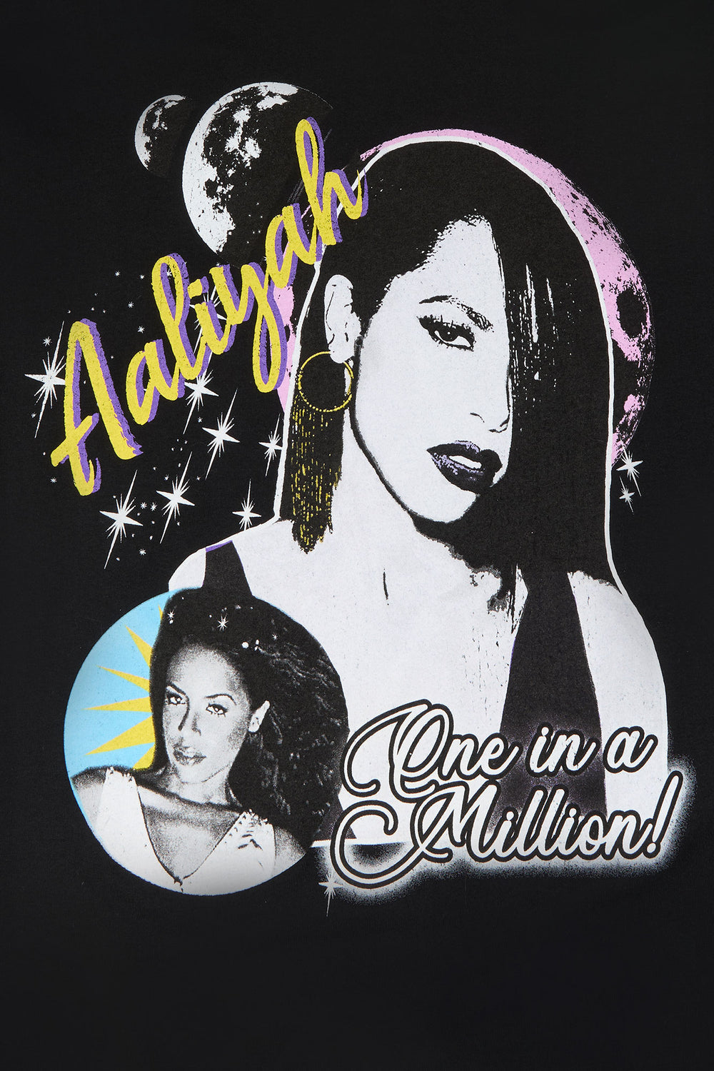 Aaliyah Graphic Boyfriend T-Shirt Aaliyah Graphic Boyfriend T-Shirt 1