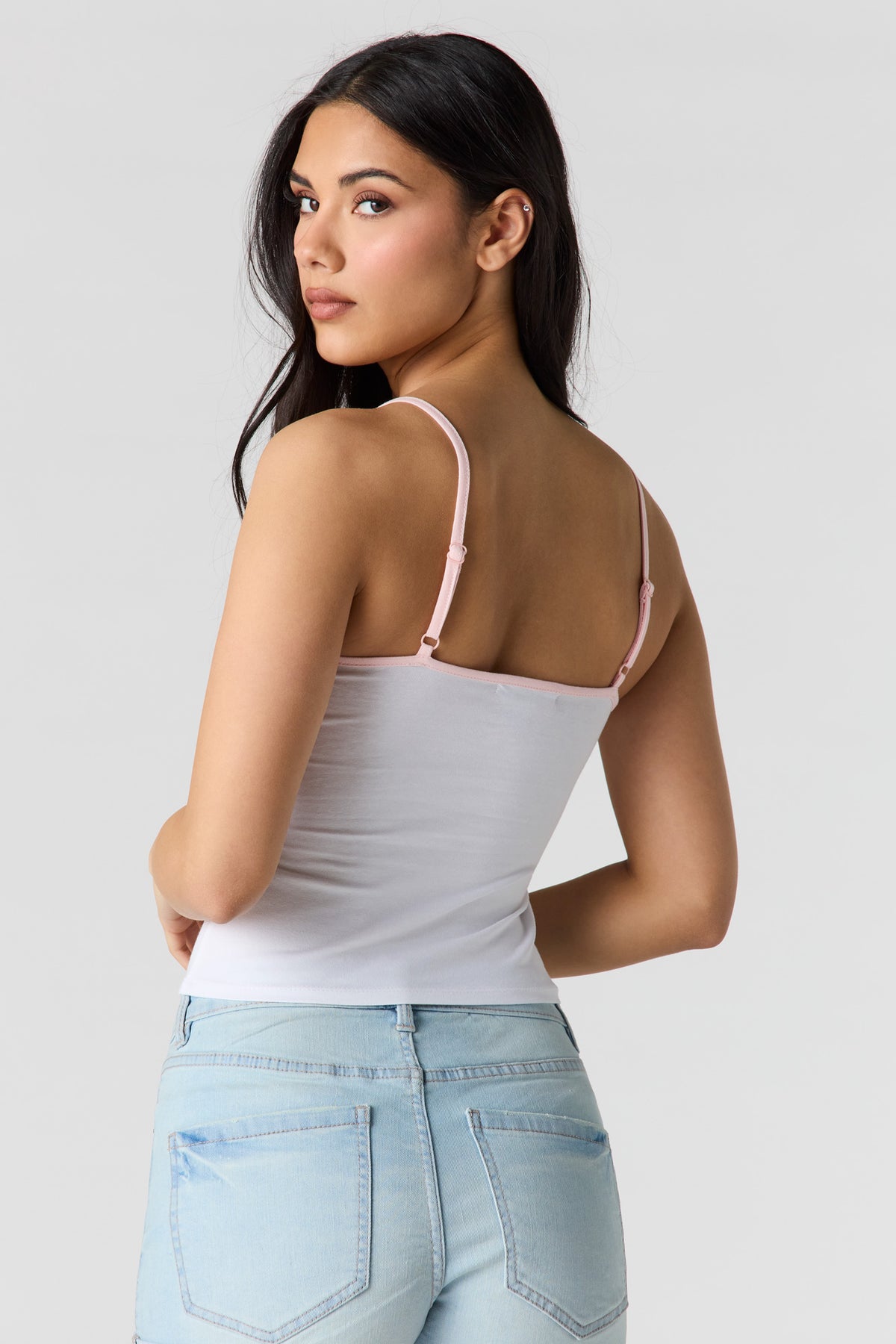 Alt View 2. Summer Graphic Cami - Off White