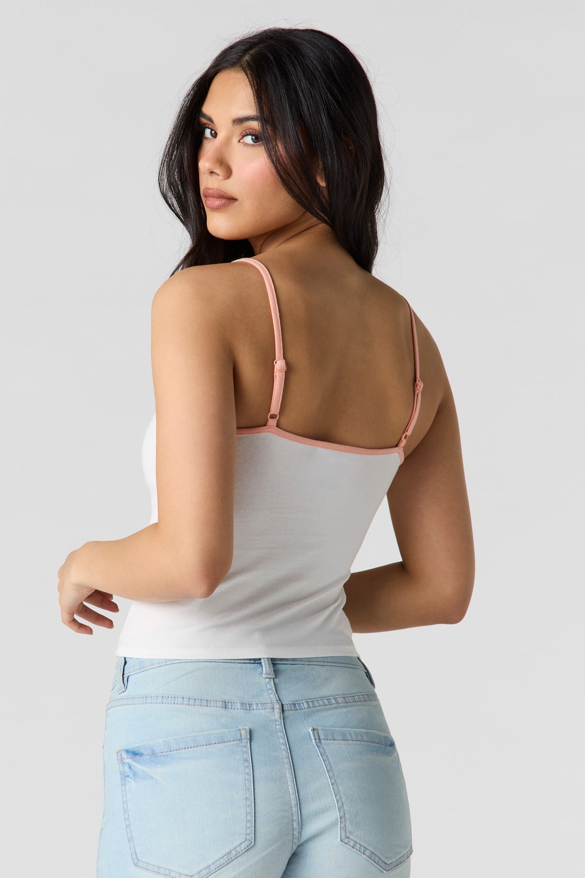 Alt View 2. Summer Graphic Cami - Ivory