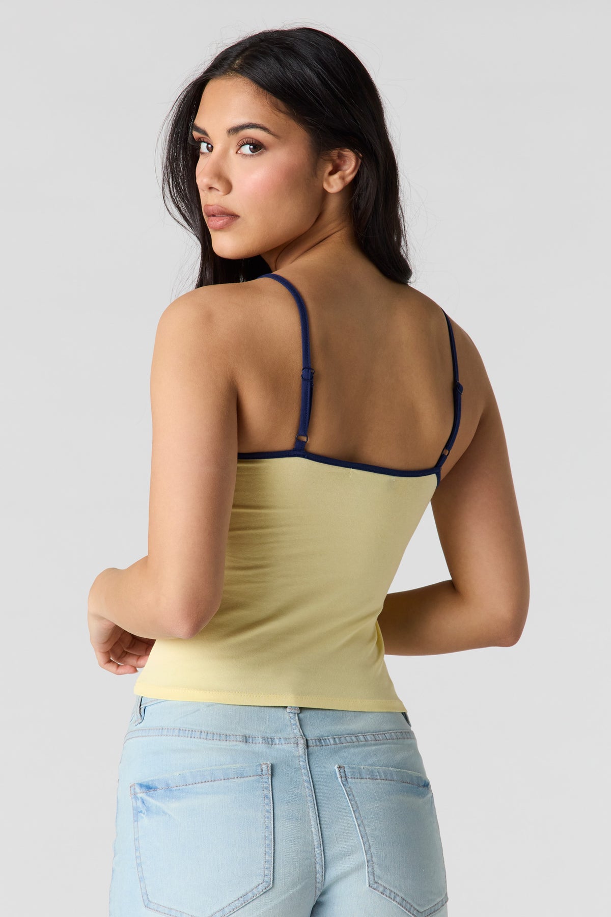 Alt View 2. Summer Graphic Cami - Yellow