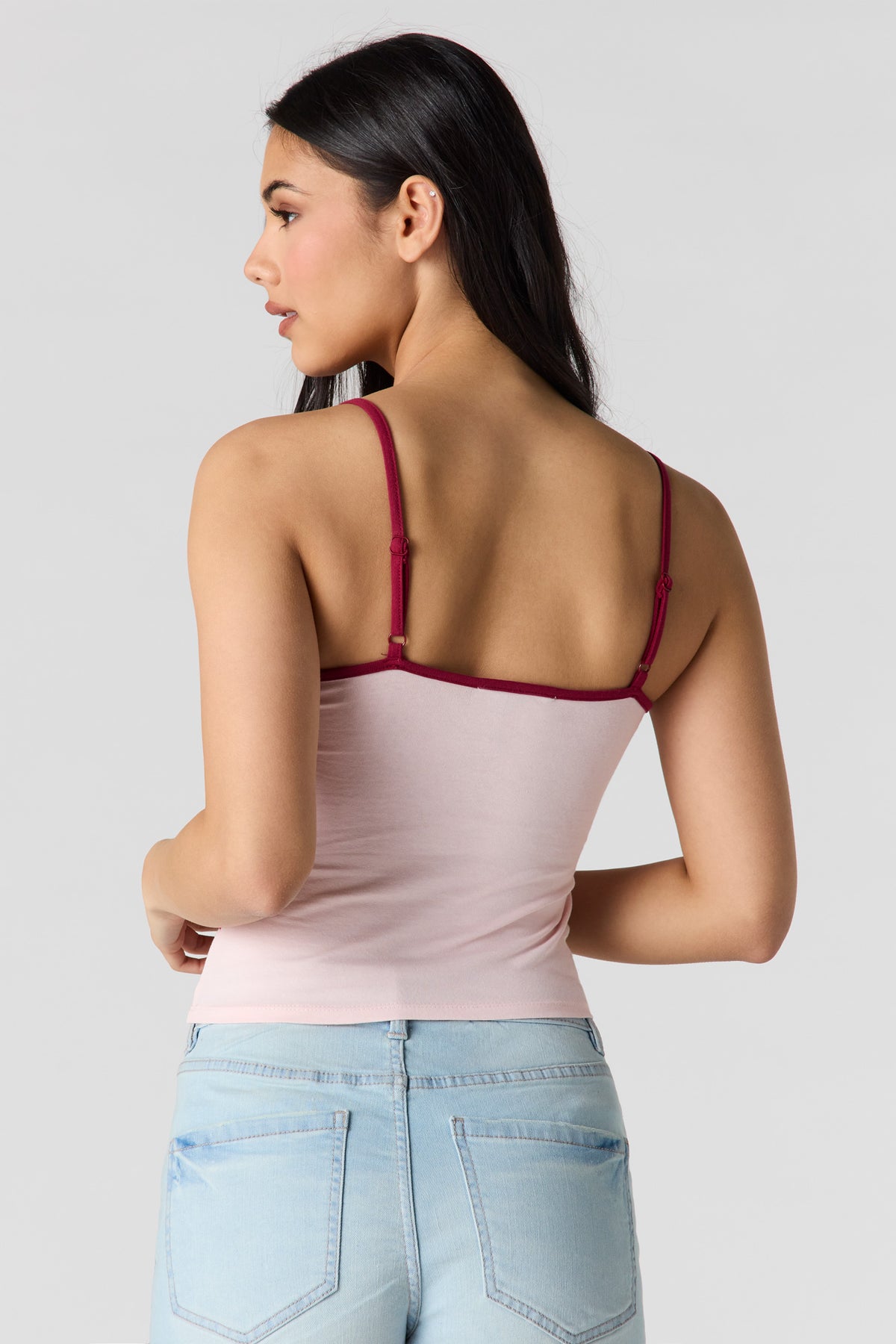 Alt View 2. Summer Graphic Cami - Light Pink