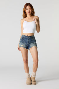 Ribbed Bungee Strap Cami