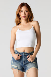 Ribbed Bungee Strap Cami