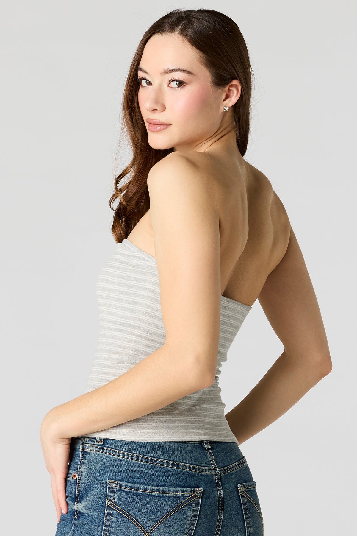 Alt View 8. Braless Sweetheart Tube Top - Aqua
