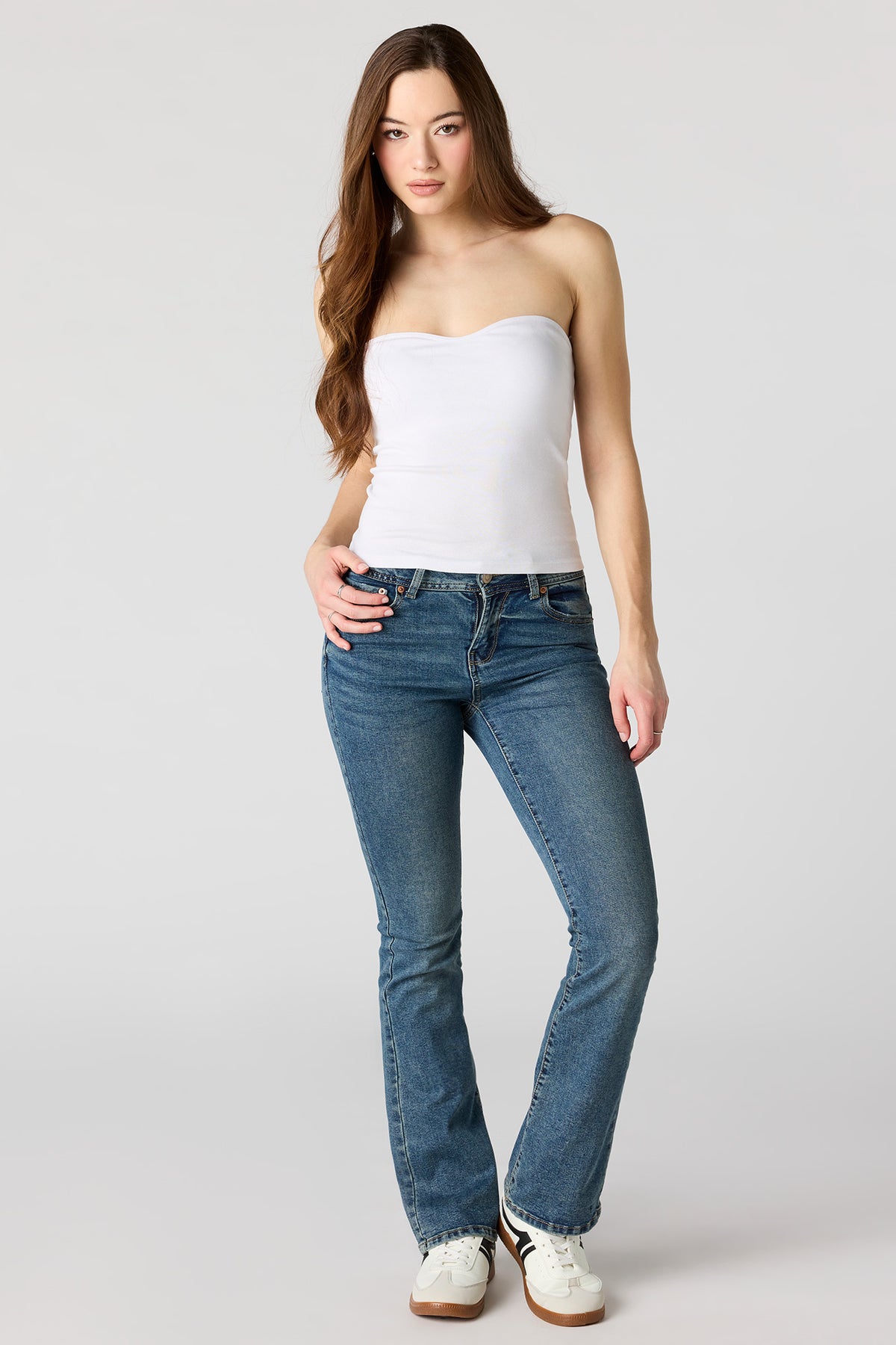 Alt View 12. Braless Sweetheart Tube Top - Aqua