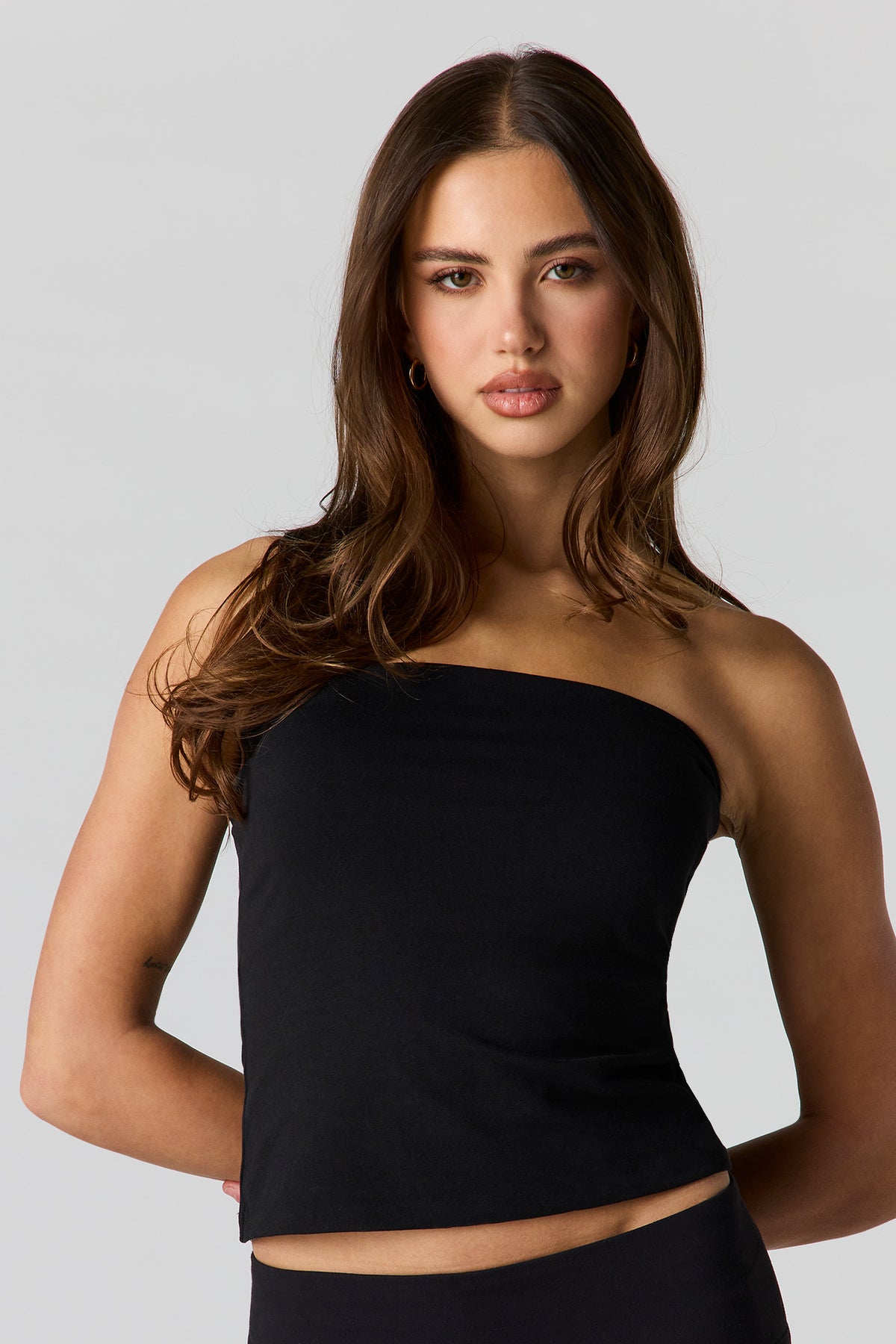 Soft Contour Tube Top - Black