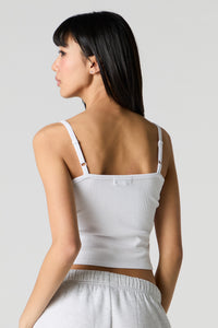 Ribbed Henley Cami
