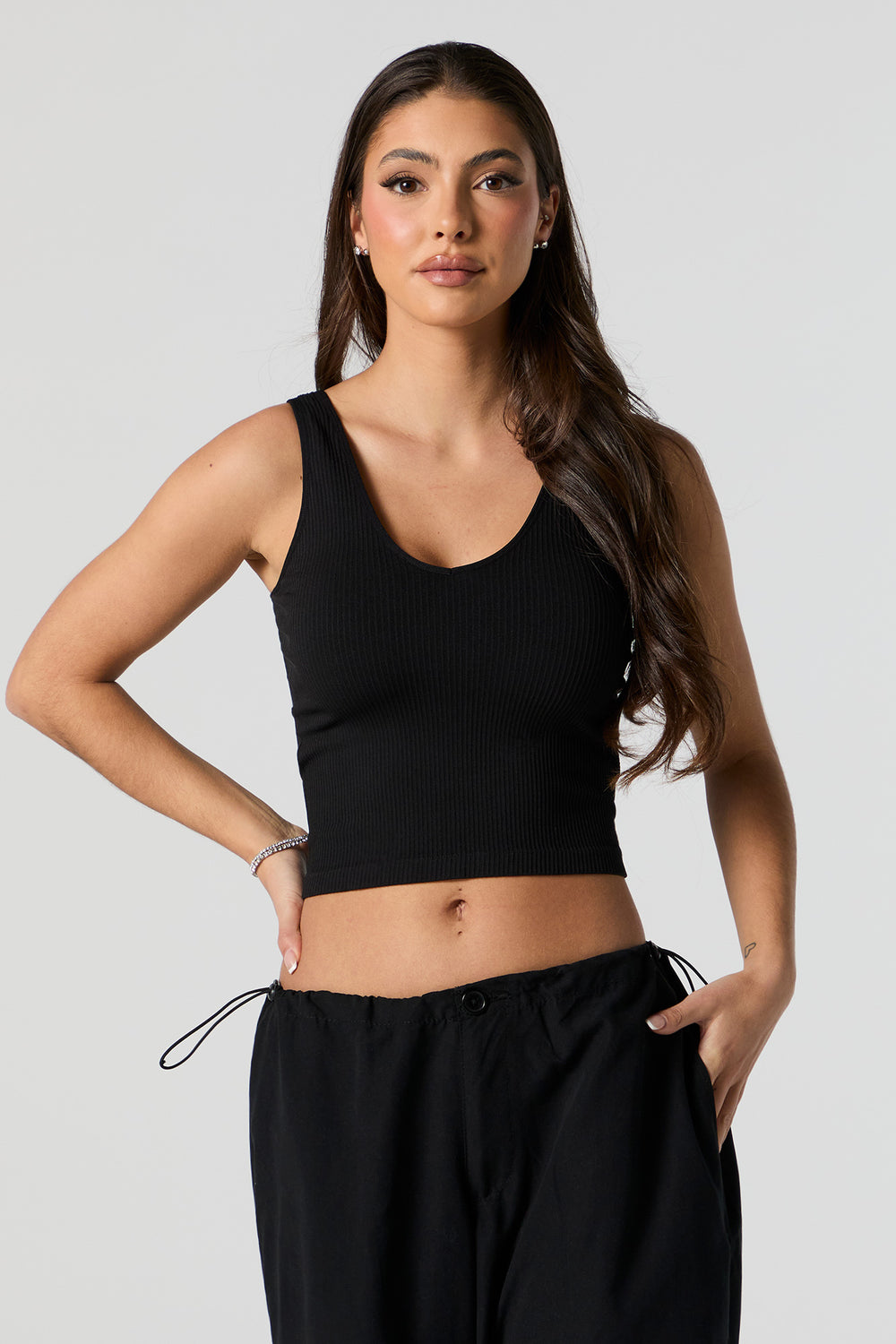 Seamless Ribbed Cropped Tank Seamless Ribbed Cropped Tank 4