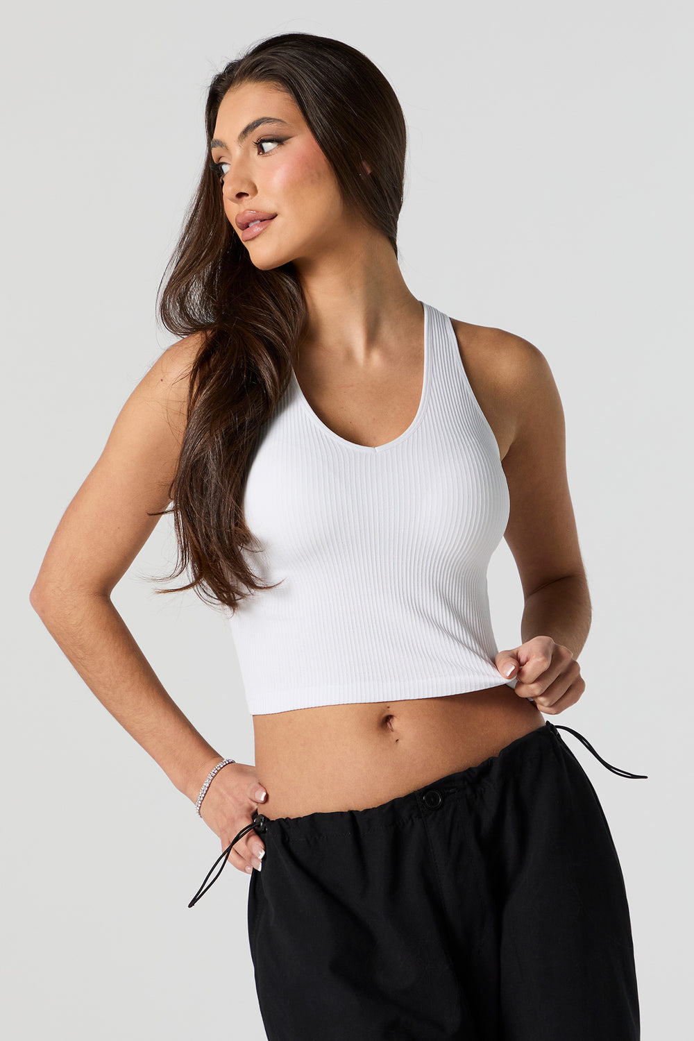 Seamless Ribbed Cropped Tank Seamless Ribbed Cropped Tank 10