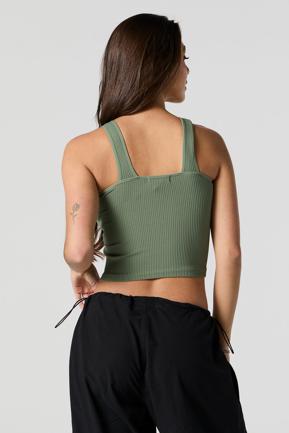 Seamless Ribbed Cropped Tank Seamless Ribbed Cropped Tank 14