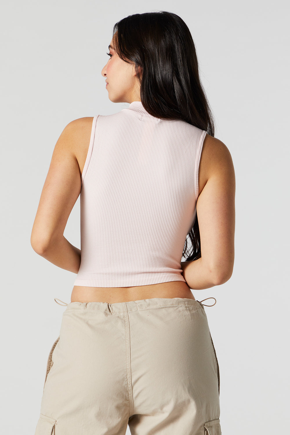 Ribbed Mock Neck Tank Ribbed Mock Neck Tank 10