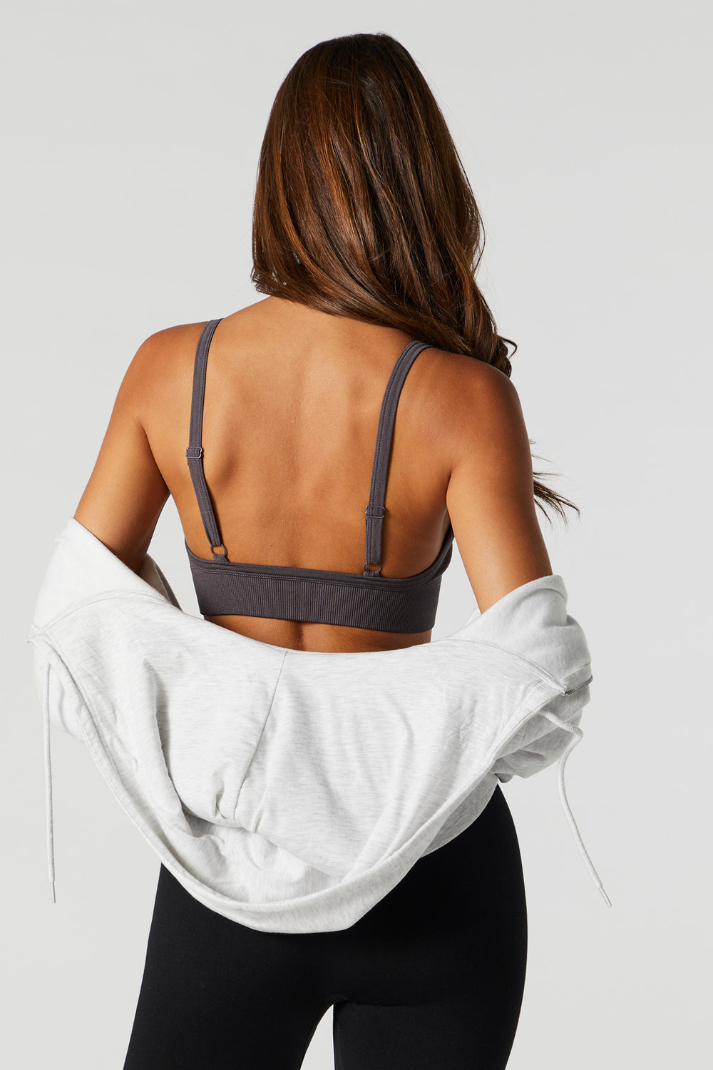 Seamless Ribbed V-Neck Bralette Seamless Ribbed V-Neck Bralette 9
