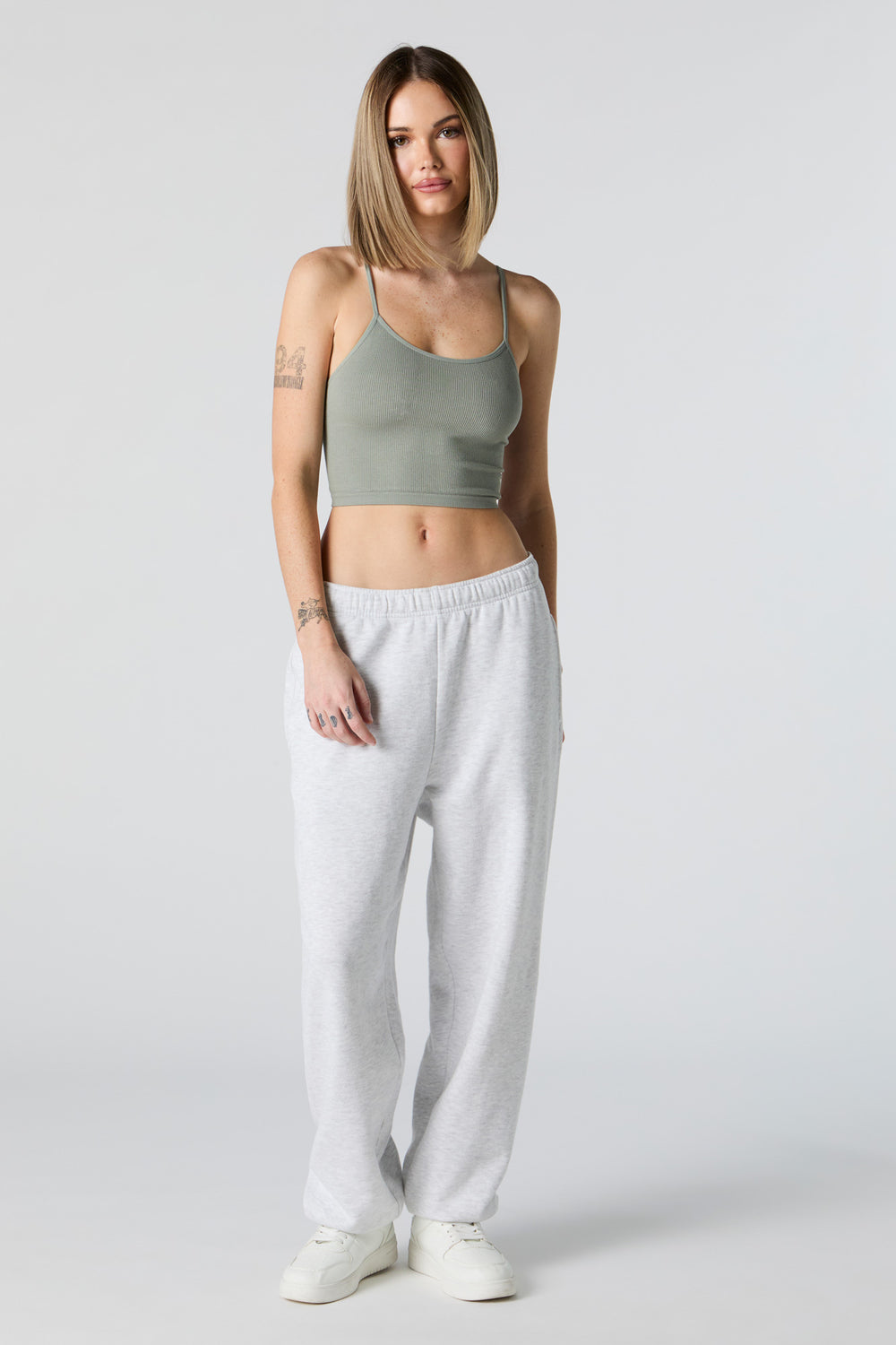 Seamless Ribbed Scoop Neck Cropped Cami Seamless Ribbed Scoop Neck Cropped Cami 13