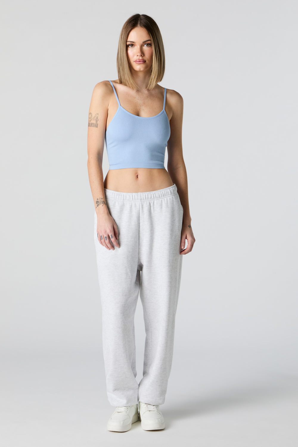 Seamless Ribbed Scoop Neck Cropped Cami Seamless Ribbed Scoop Neck Cropped Cami 3