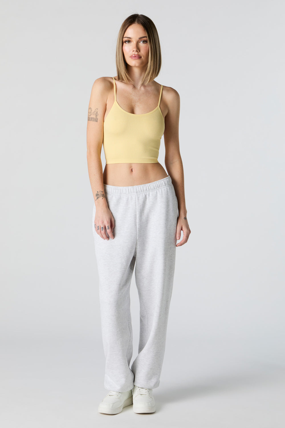 Seamless Ribbed Scoop Neck Cropped Cami Seamless Ribbed Scoop Neck Cropped Cami 16
