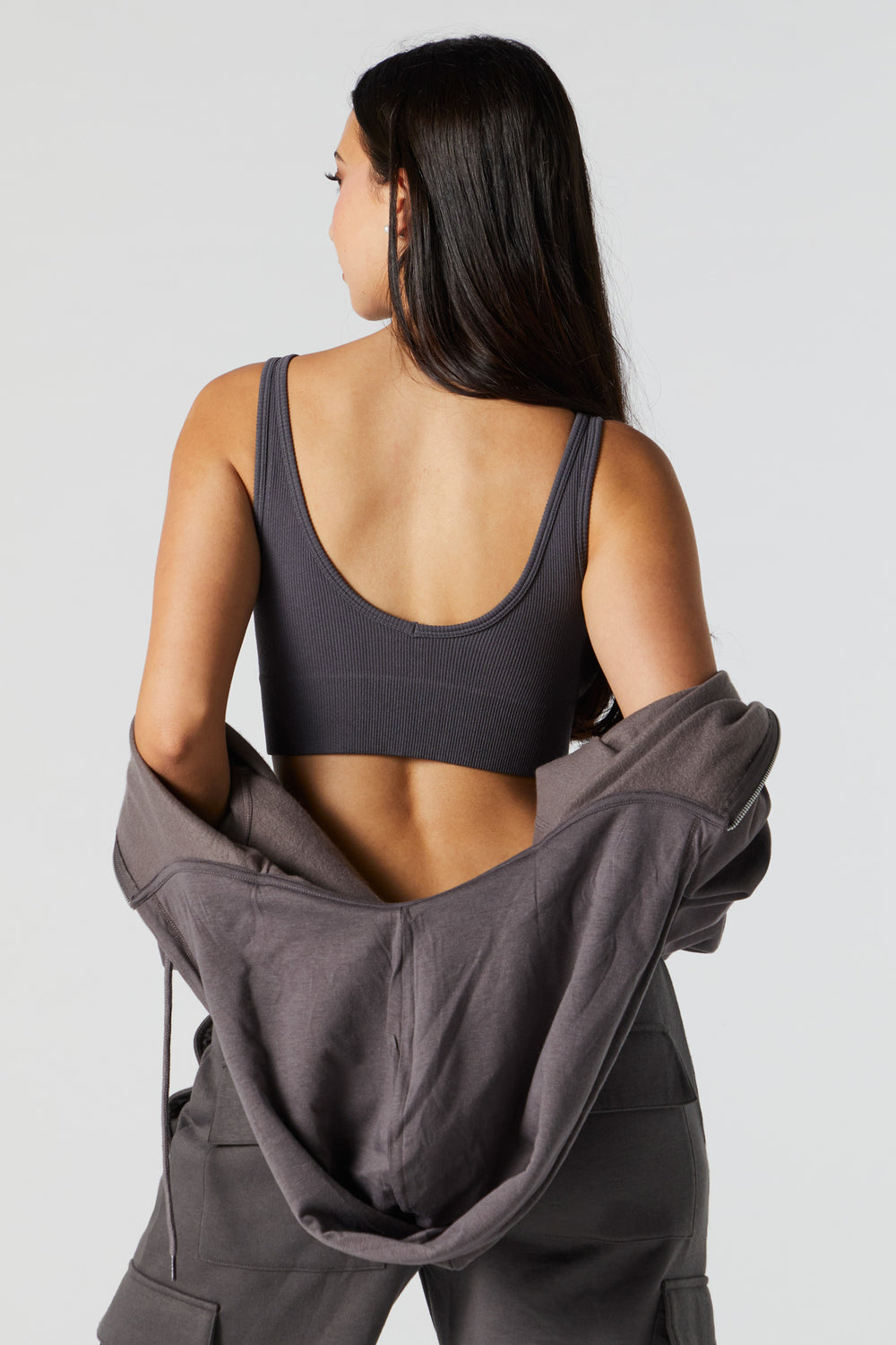 Seamless Ribbed Scoop Neck Bralette Seamless Ribbed Scoop Neck Bralette 6