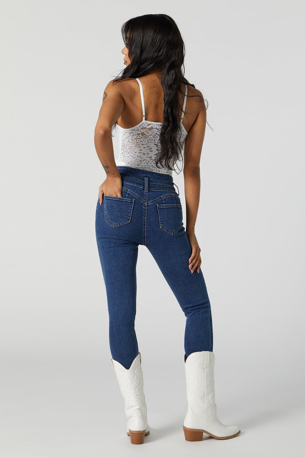 Ibiza Dark Wash Push Up Skinny Jean Ibiza Dark Wash Push Up Skinny Jean 3