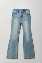 Stretch High Rise Flare Light Jean