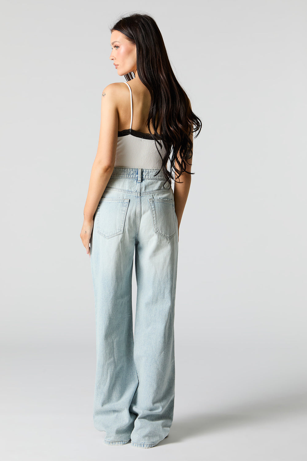 Light Wash High Rise Wide Leg Jean Light Wash High Rise Wide Leg Jean 3