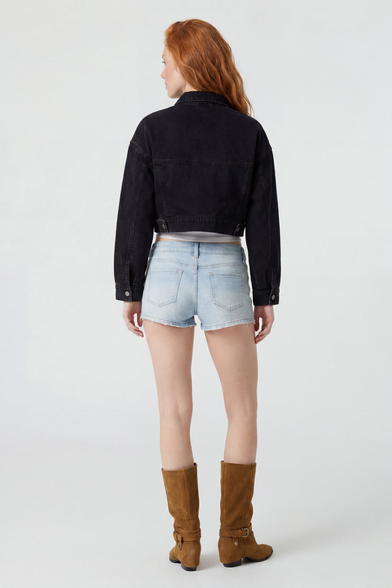 Ripped Cropped Denim Jacket – Charlotte Russe