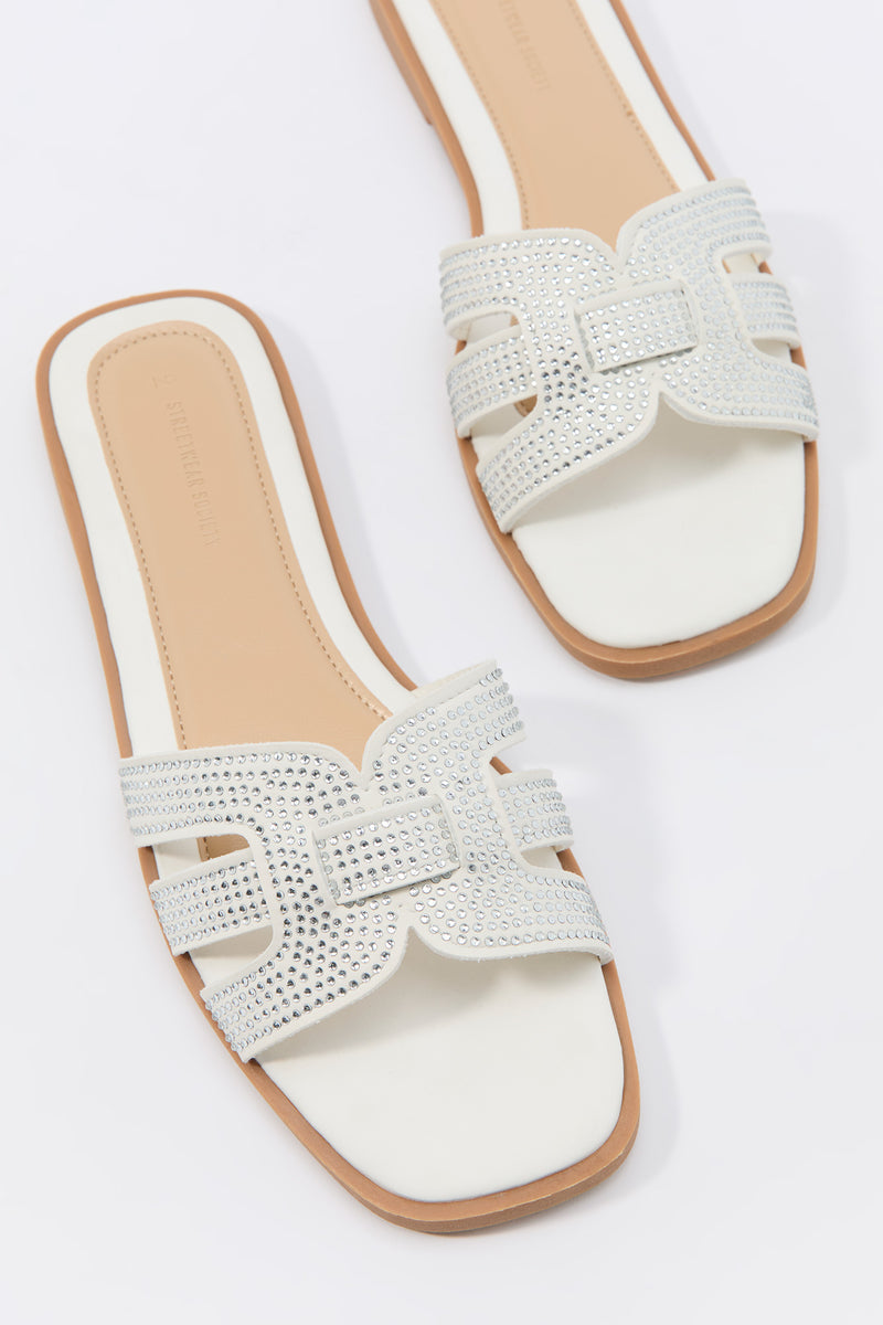 Rhinestone Band Sandal