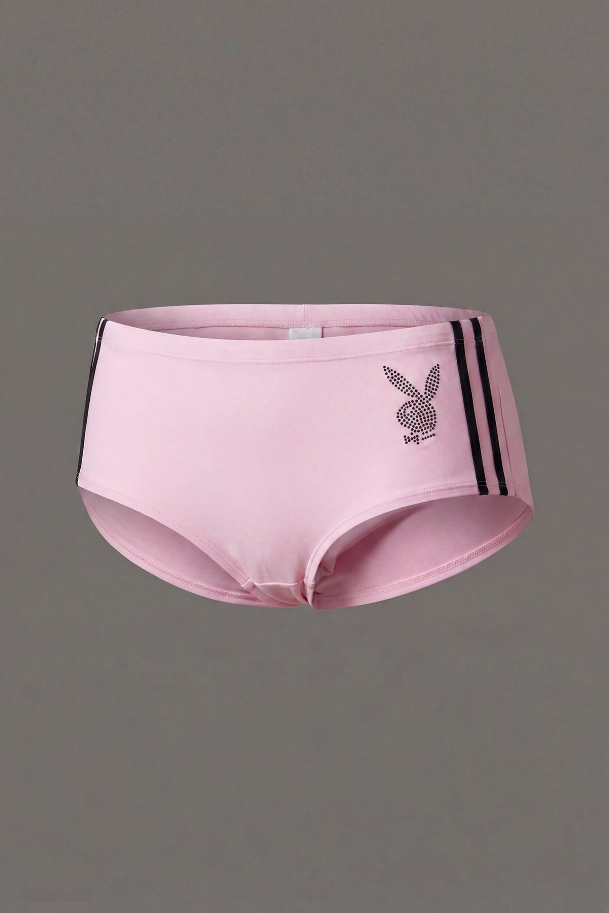 Playboy Rhinestone Cheeky Bikini Bottom - Light Pink