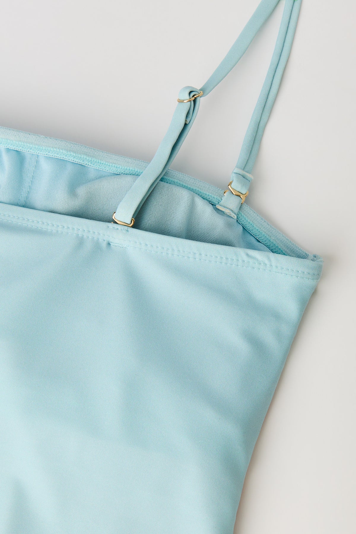 Alt View 3. Tube Swim Top - Baby Blue