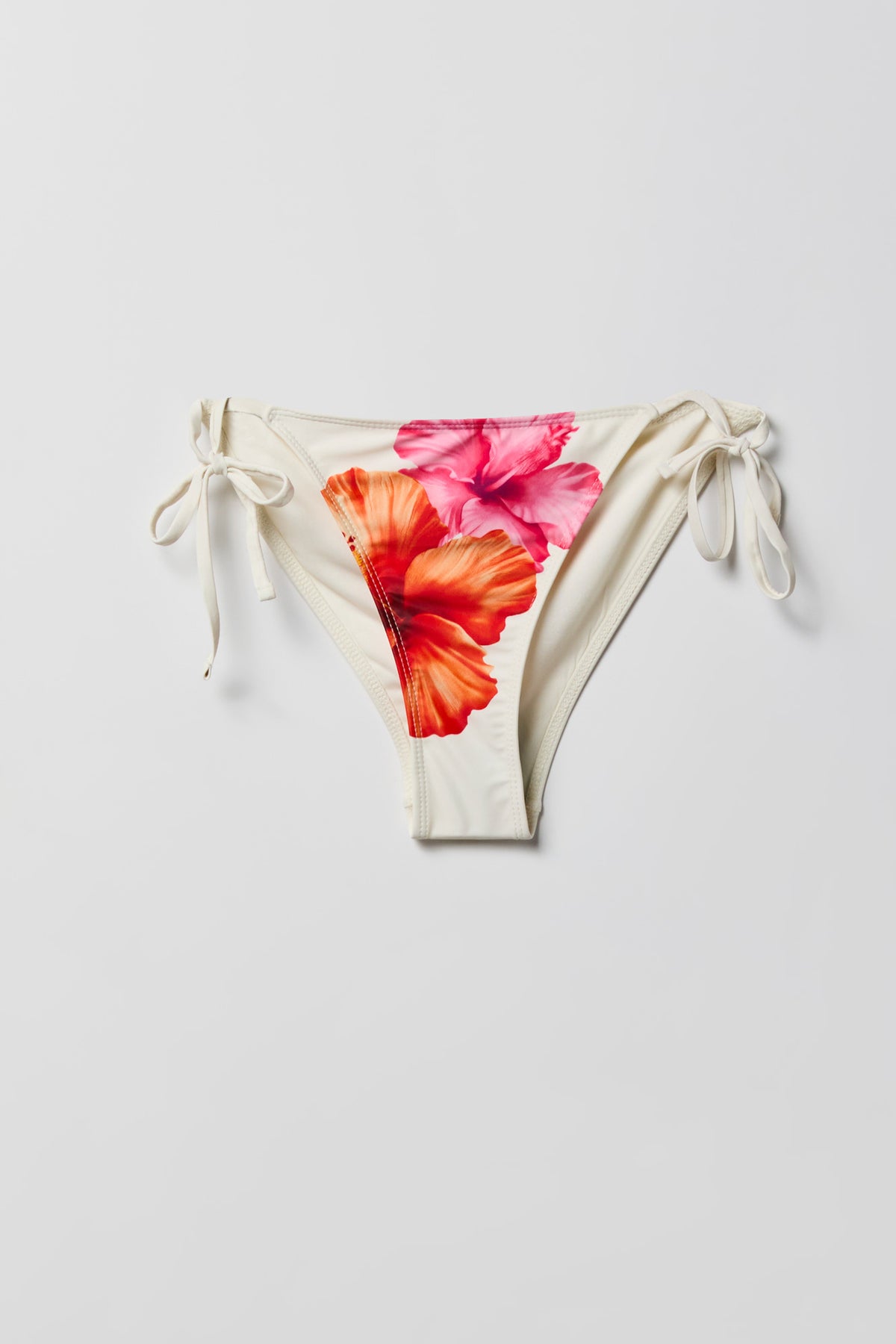 Tie Side Bikini Bottom - White