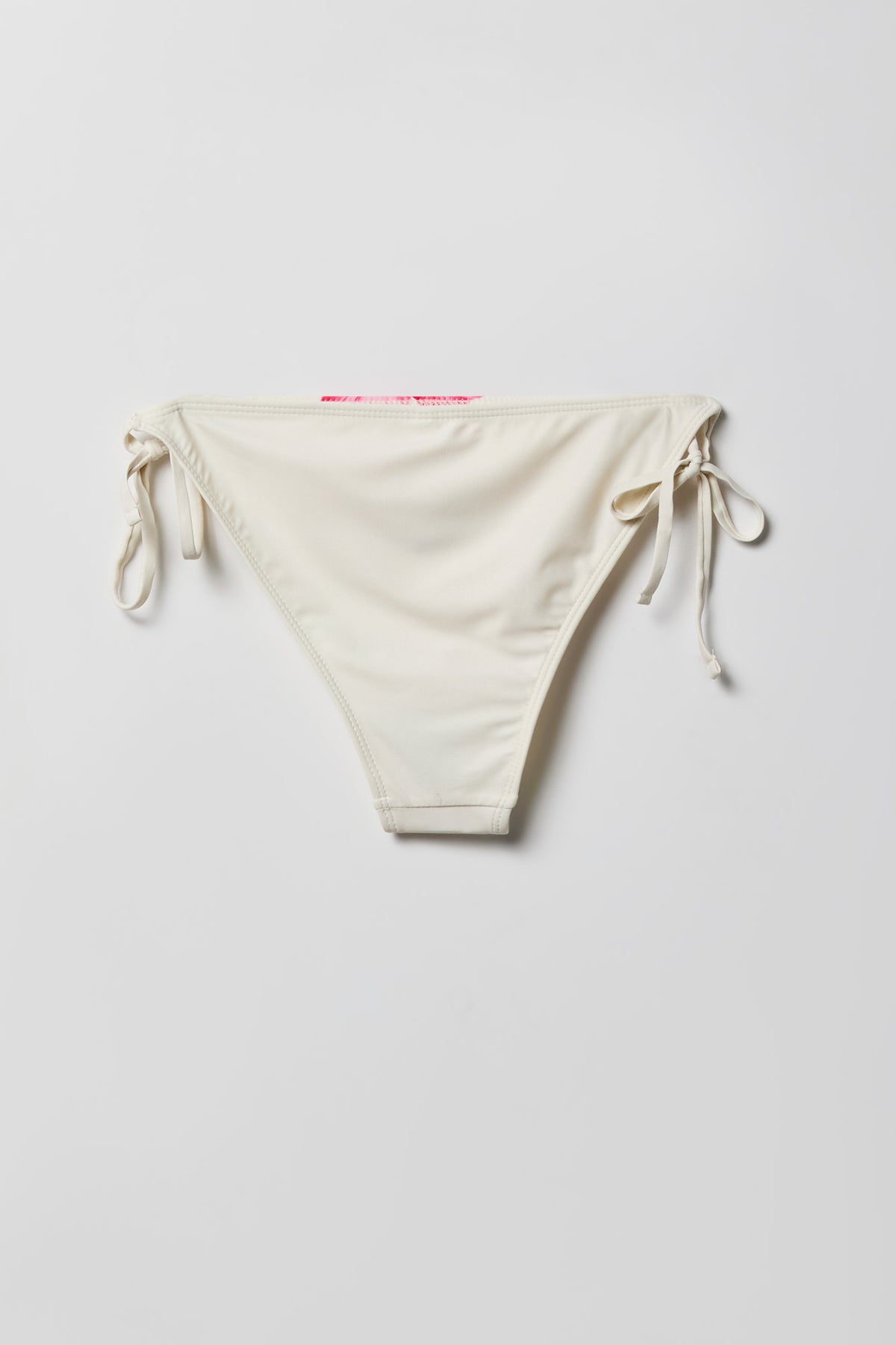 Alt View 2. Tie Side Bikini Bottom - White