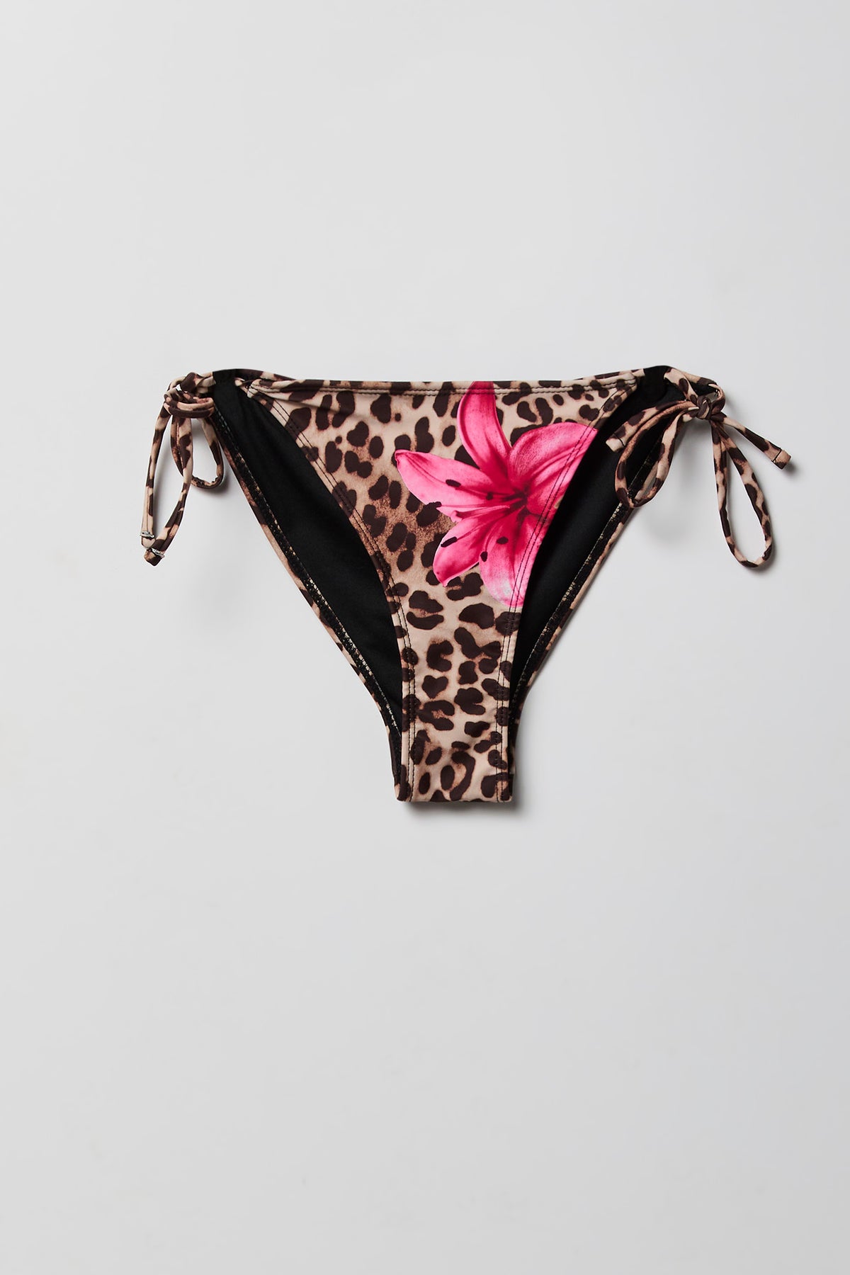 Alt View 3. Tie Side Bikini Bottom - Medium Brown