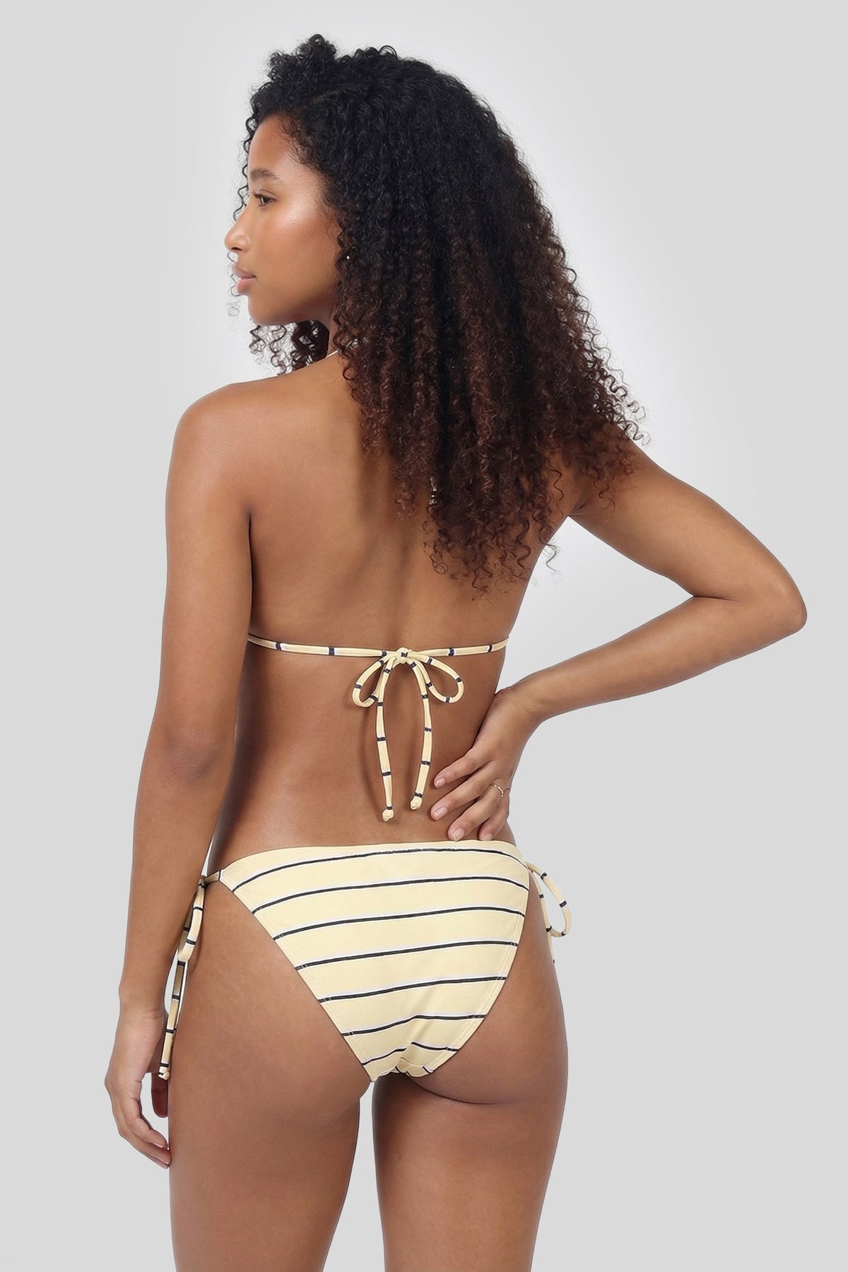 Alt View 2. Brazilian Bikini Bottom - Yellow