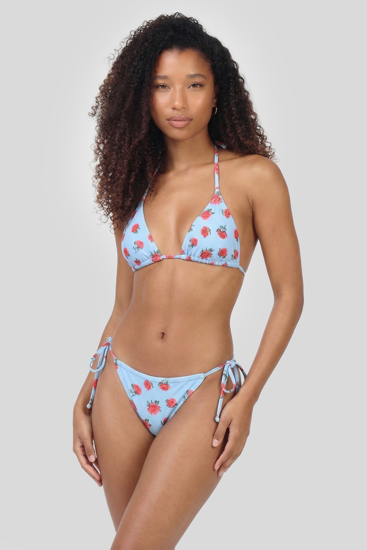 Triangle Bikini Top - Light Blue