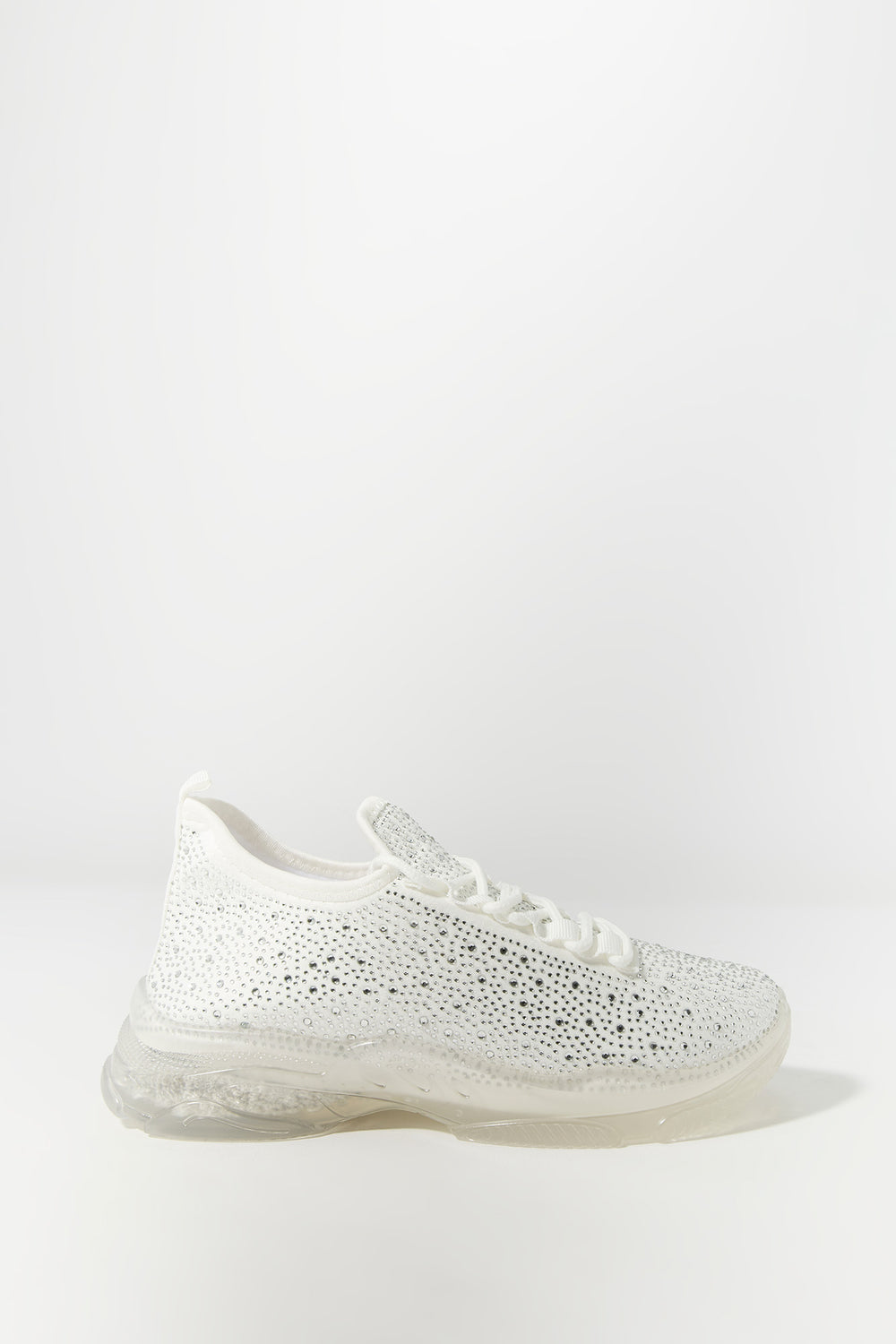 Rhinestone Lace Up Running Shoe Rhinestone Lace Up Running Shoe 6
