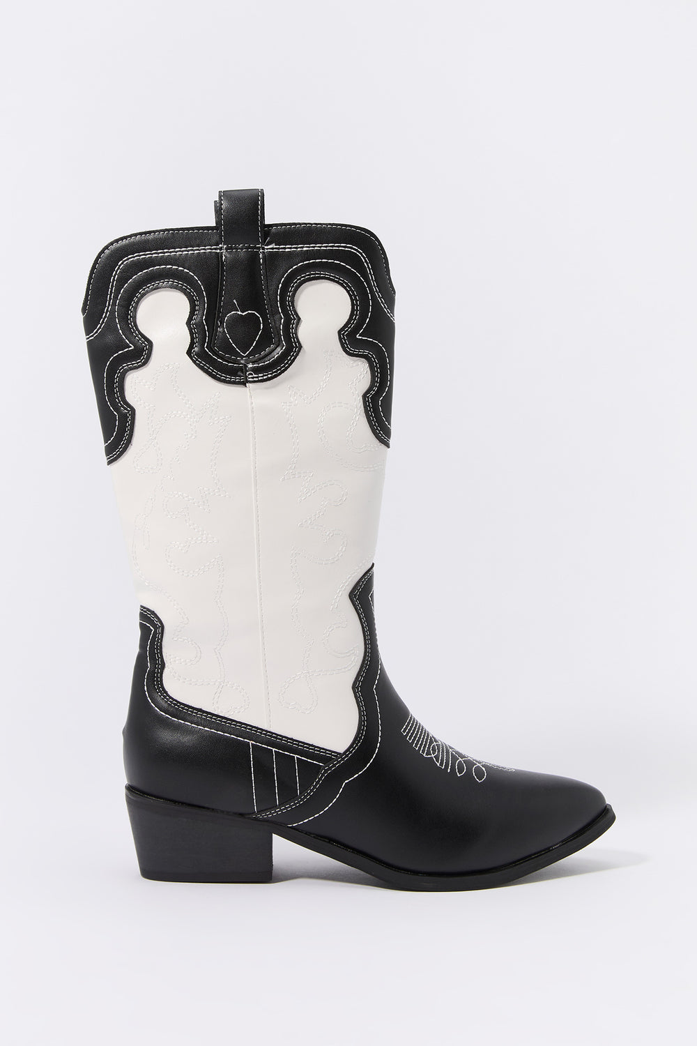 Black and White Cowboy Boot Black and White Cowboy Boot 1
