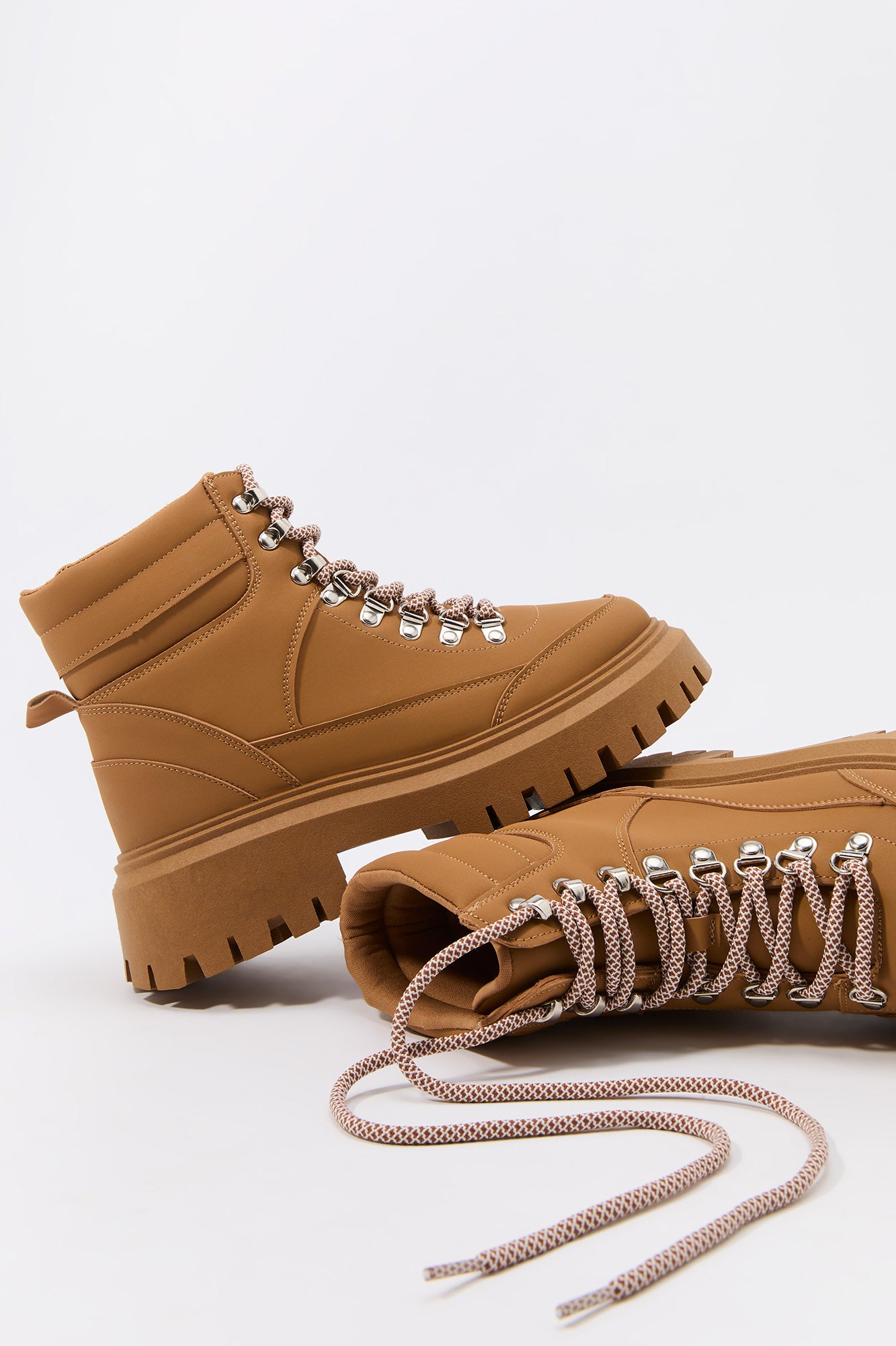 D-Ring Lace Up Hiking Boot