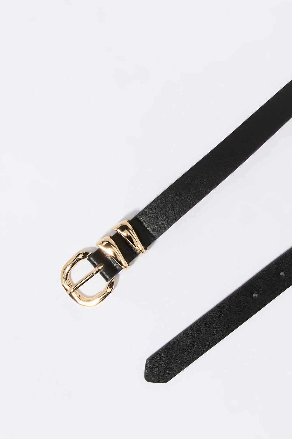 Black Studded Faux Leather Belt Black Studded Faux Leather Belt 1
