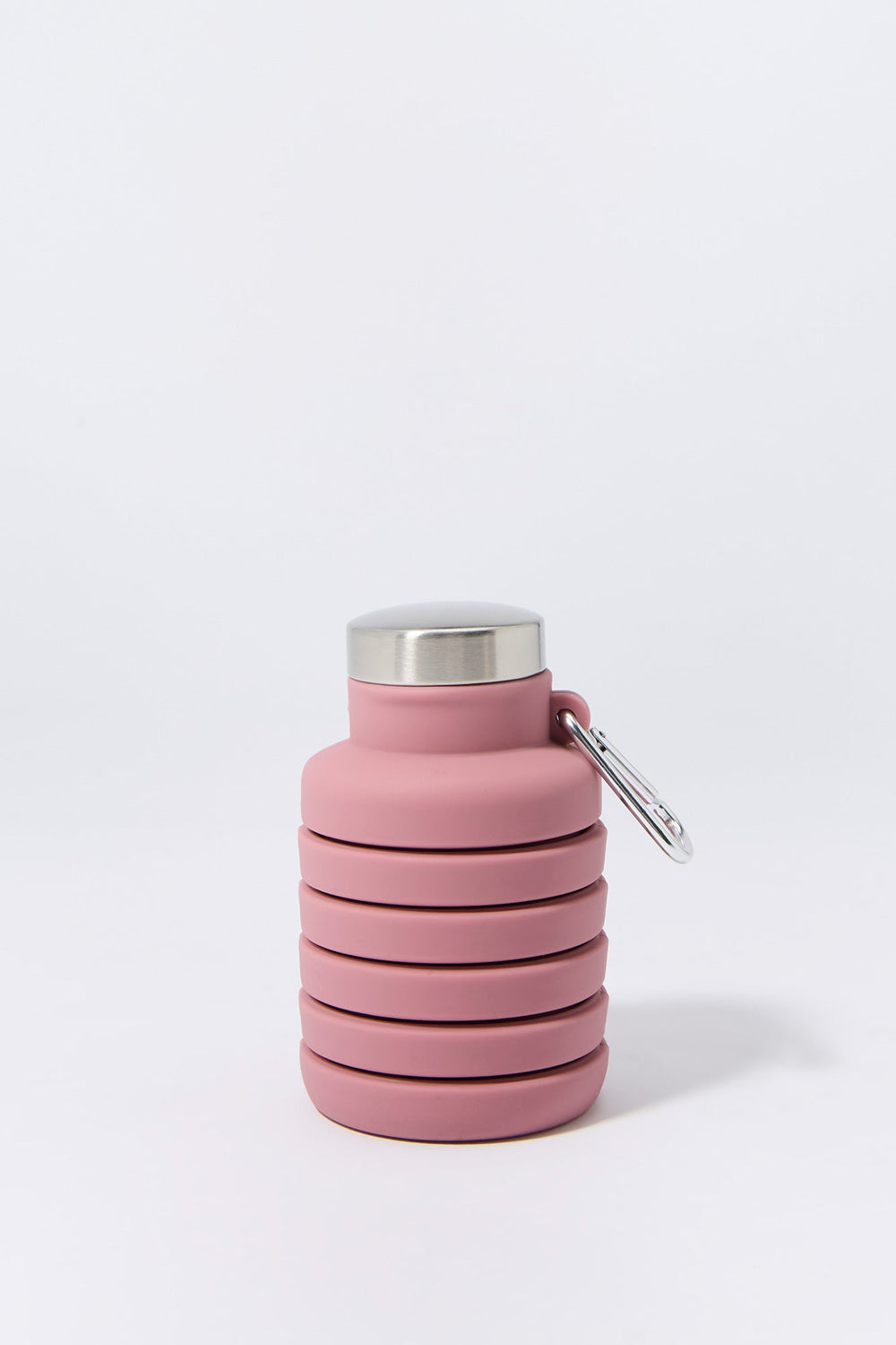Pink Collapsible Water Bottle (550 ml) Pink Collapsible Water Bottle (550 ml) 2