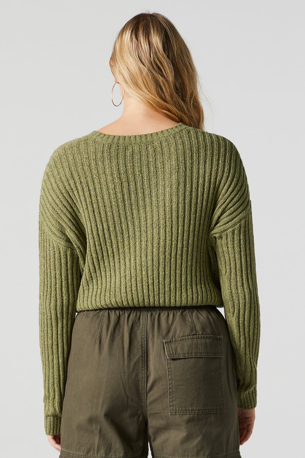 Charlotte russe off hot sale the shoulder sweater