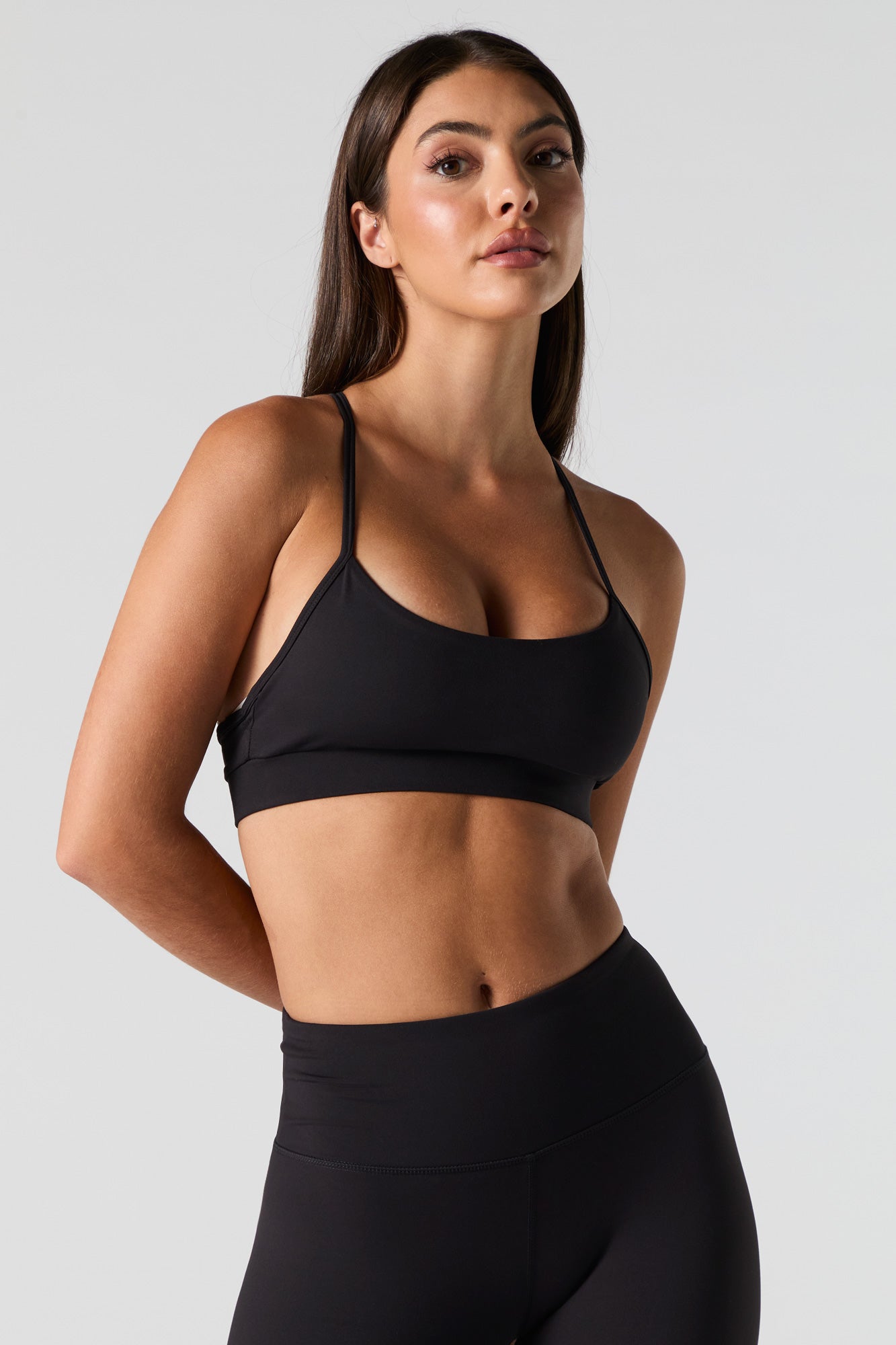 Active Scoop Neck Sports Bra