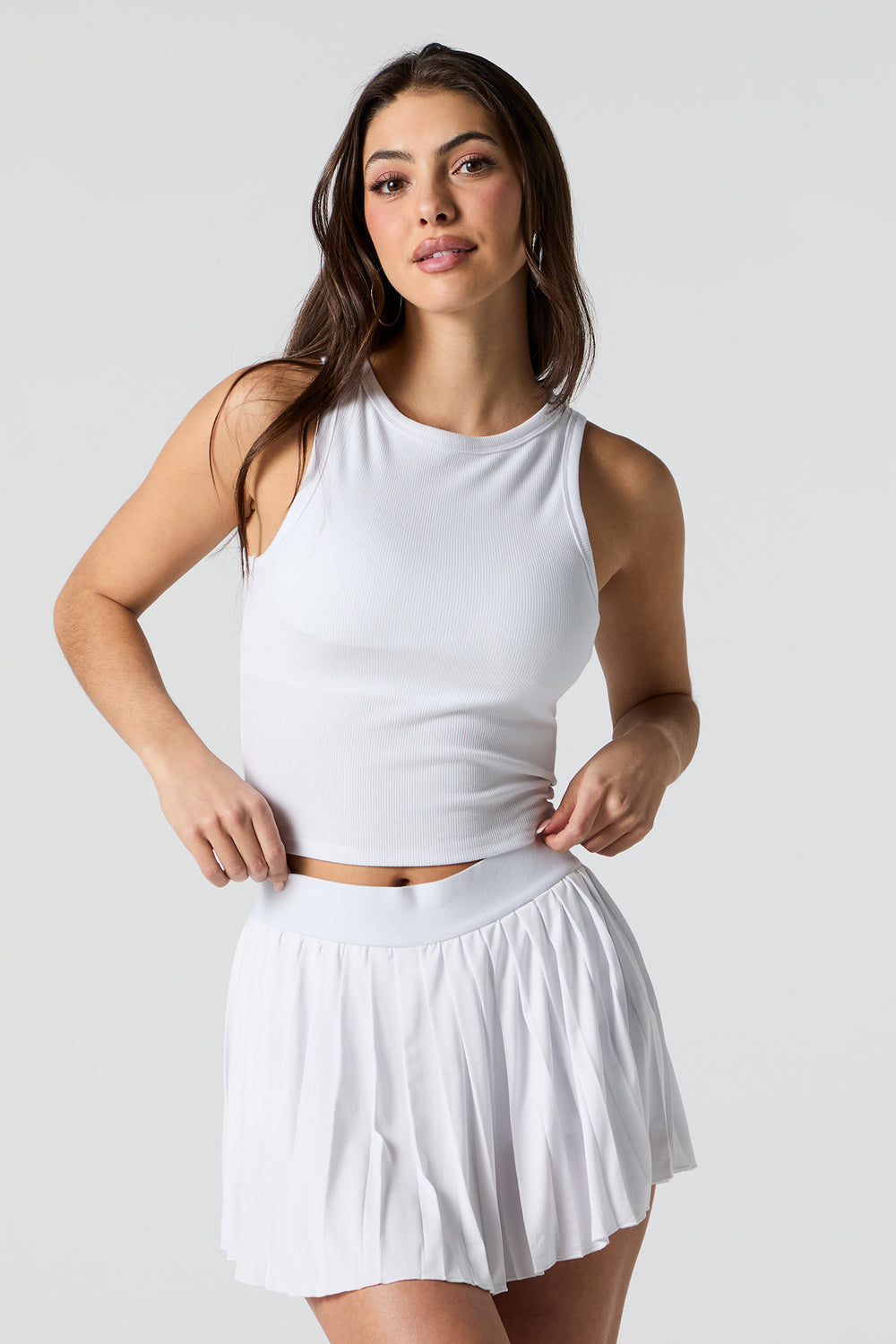 Active Ribbed Tank with Built In Bra Cups Active Ribbed Tank with Built In Bra Cups 7