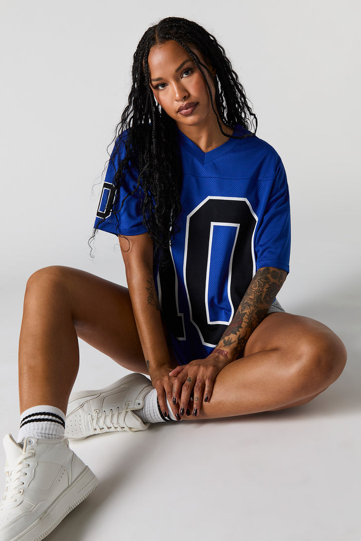 Mesh Graphic Football Jersey