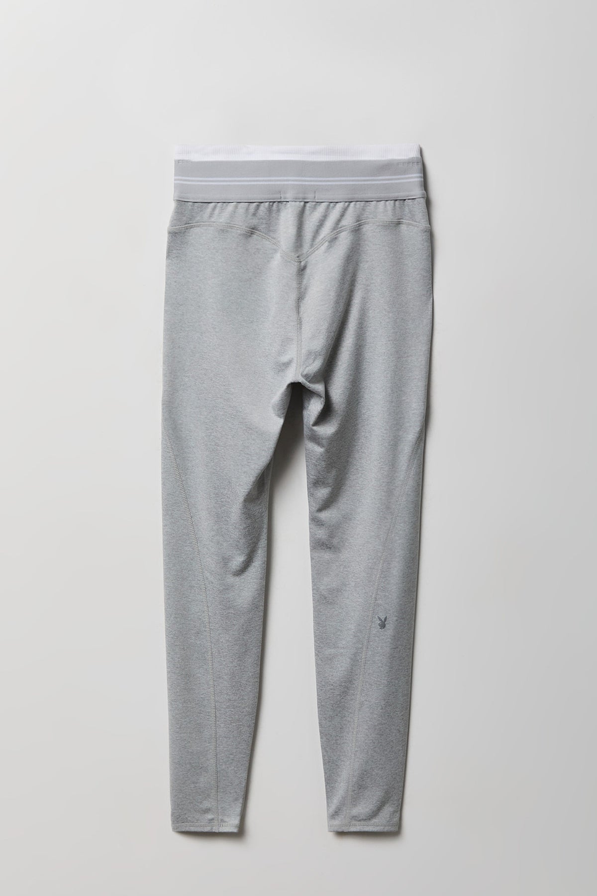 Alt View 5. Playboy Active High Density Legging - Heather Grey