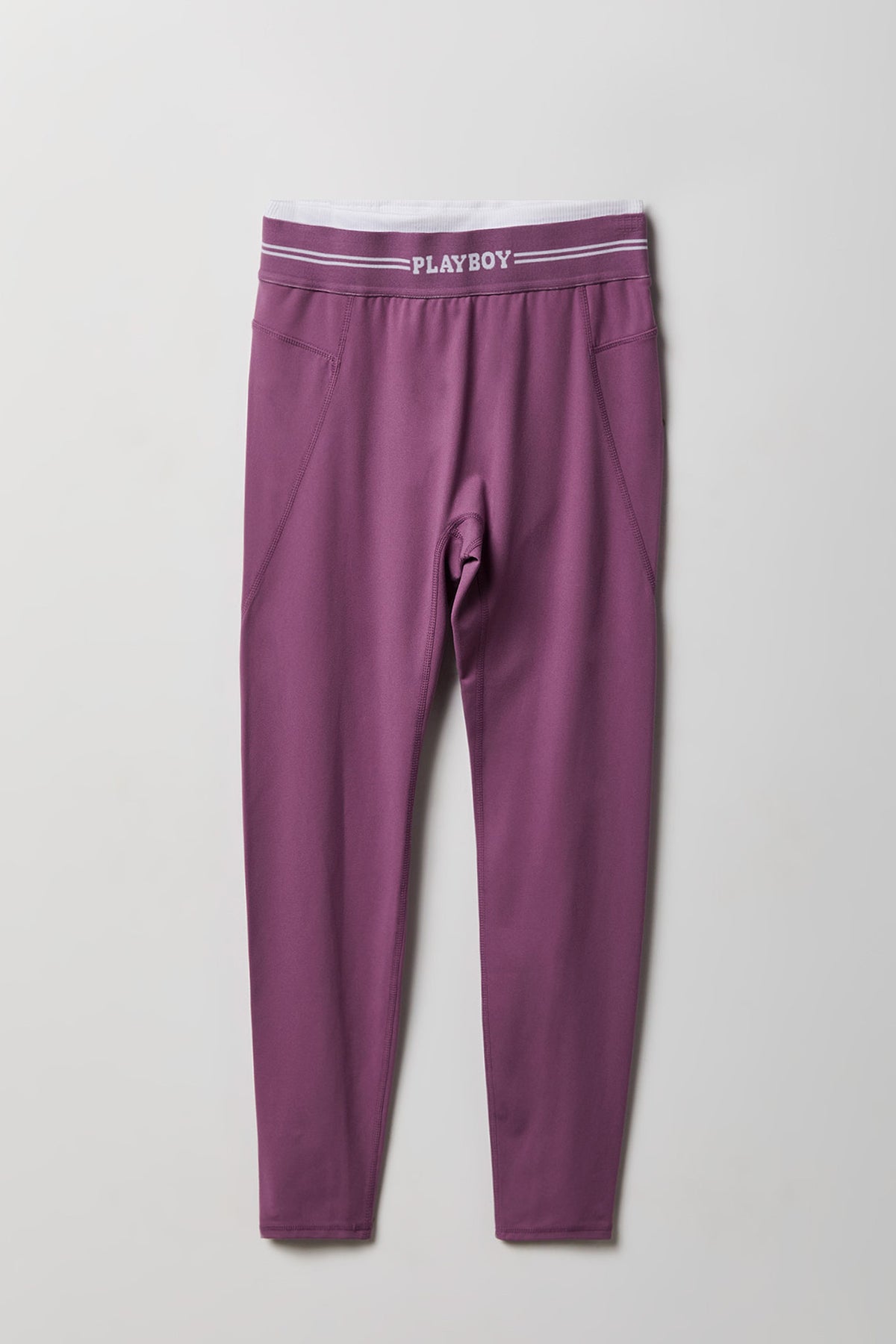 Alt View 4. Playboy Active High Density Legging - Purple
