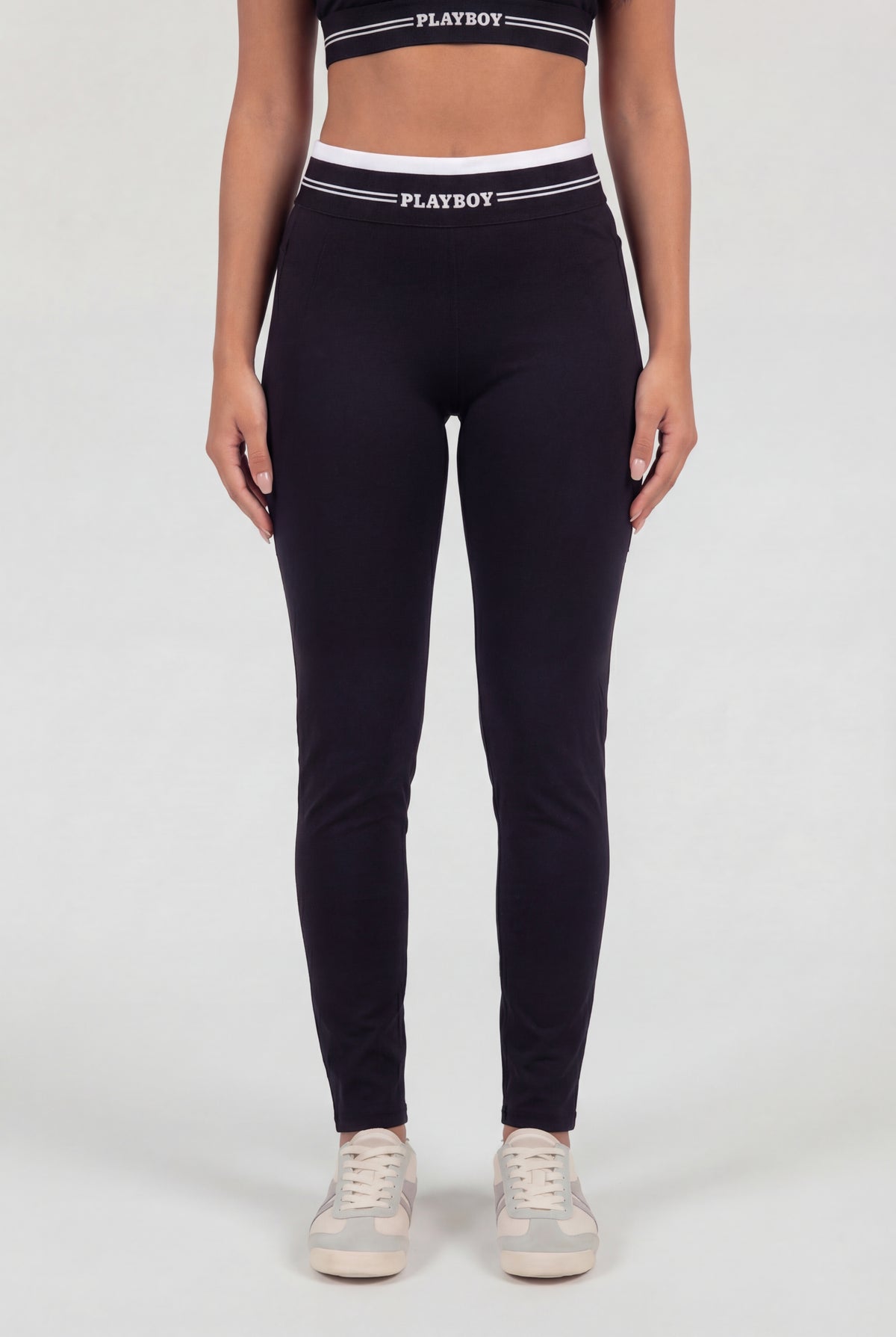 Alt View 6. Playboy Active High Density Legging - Light Pink