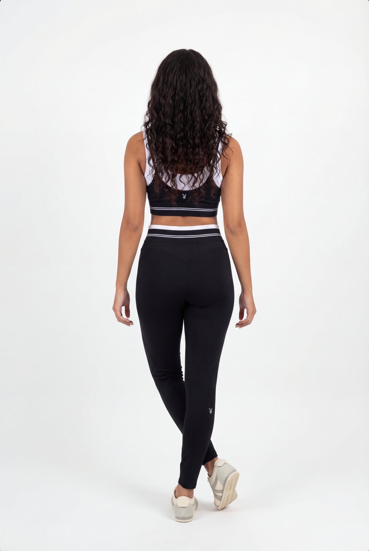 Alt View 5. Playboy Active High Density Legging - Light Pink