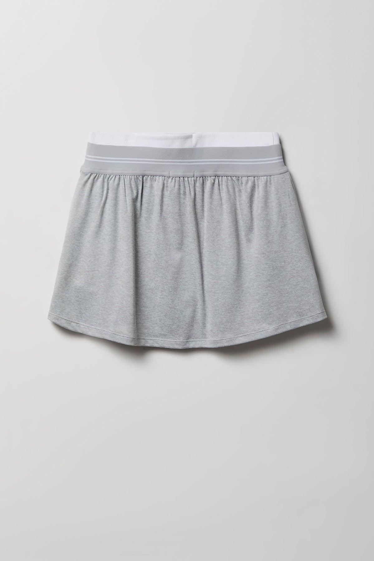 Alt View 5. Playboy Active High Density Skort - Heather Grey