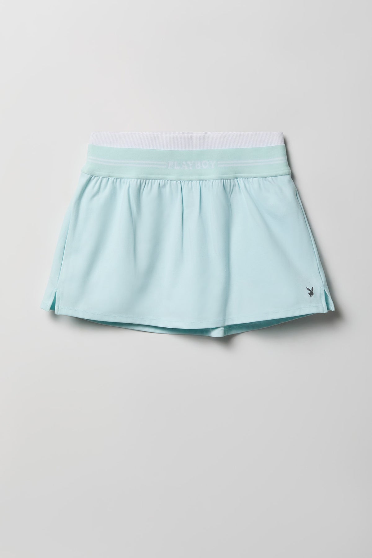 Alt View 4. Playboy Active High Density Skort - Light Blue