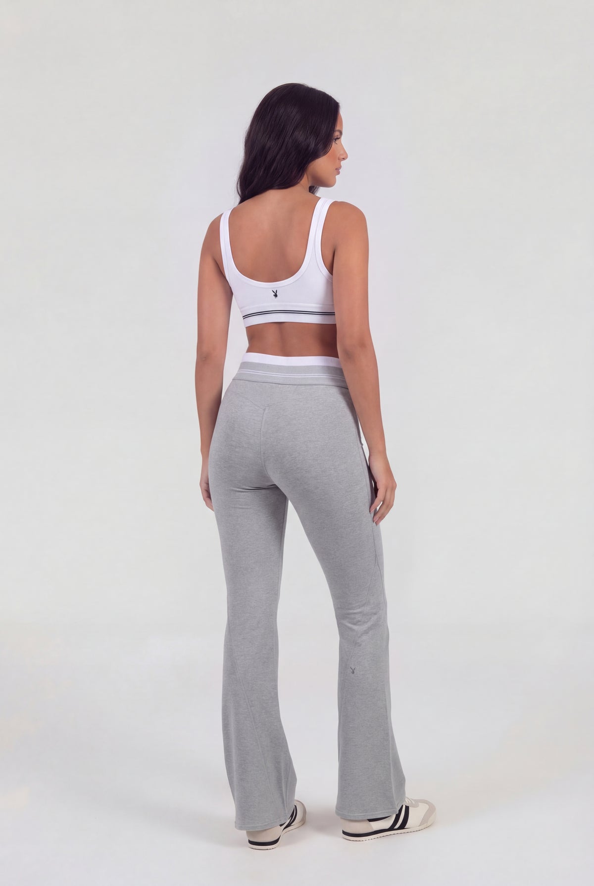 Alt View 8. Playboy Active High Density Flare Pant - Black