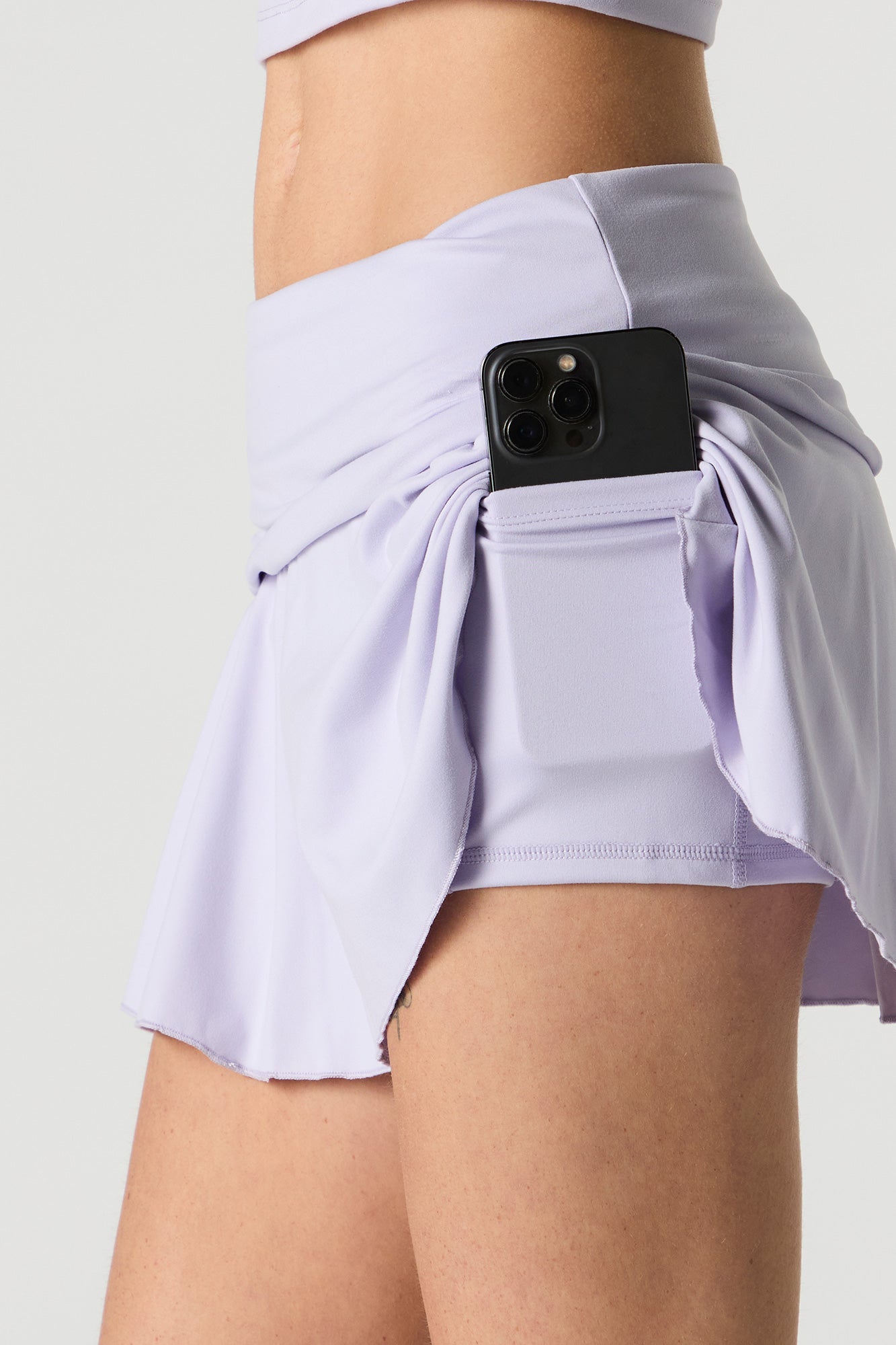 Active Foldover Waist Mini Skort with Pockets – Charlotte Russe